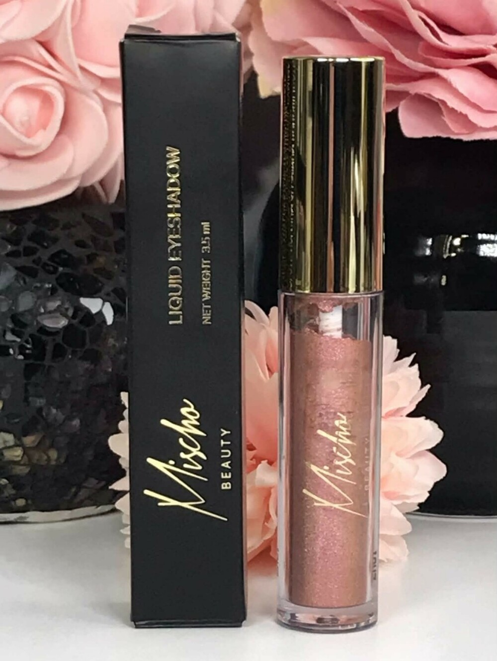 Mischo Liquid Eyeshadow In MISCHO *Limited Edition Rose Gold Pink 3.5 ml *BNIB